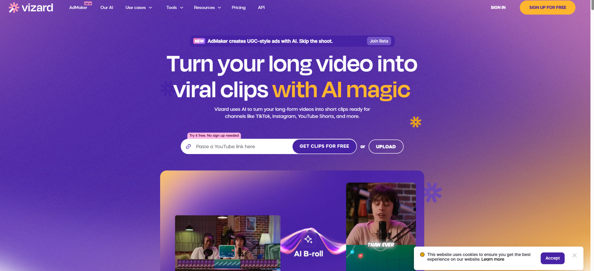 Vizard.ai —— 让视频创作化繁为简,开启智能剪辑新时代